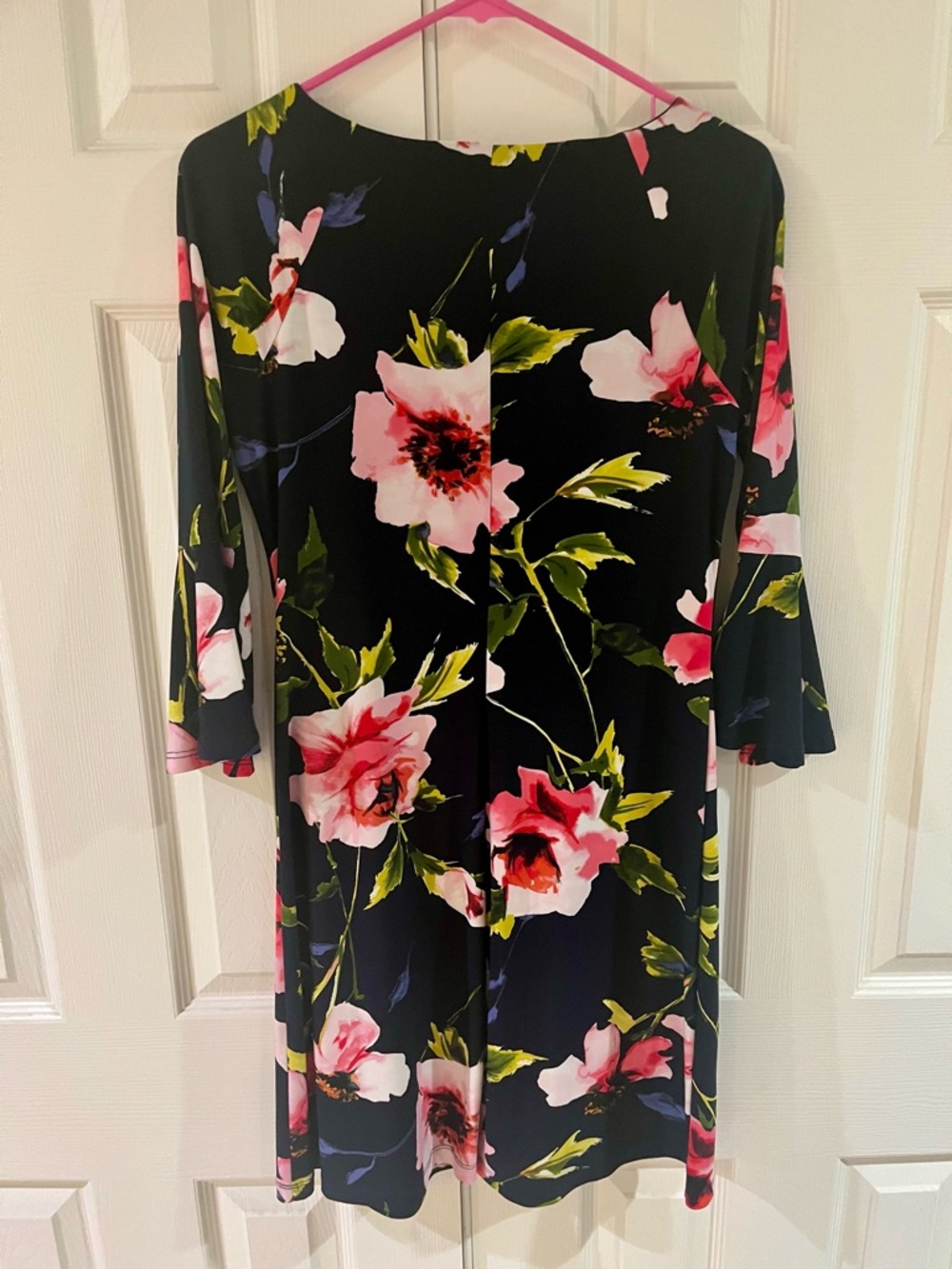 Women’s Tommy Hilfiger Floral 3/4 sleeves shift dress-S - Picture 3 of 6